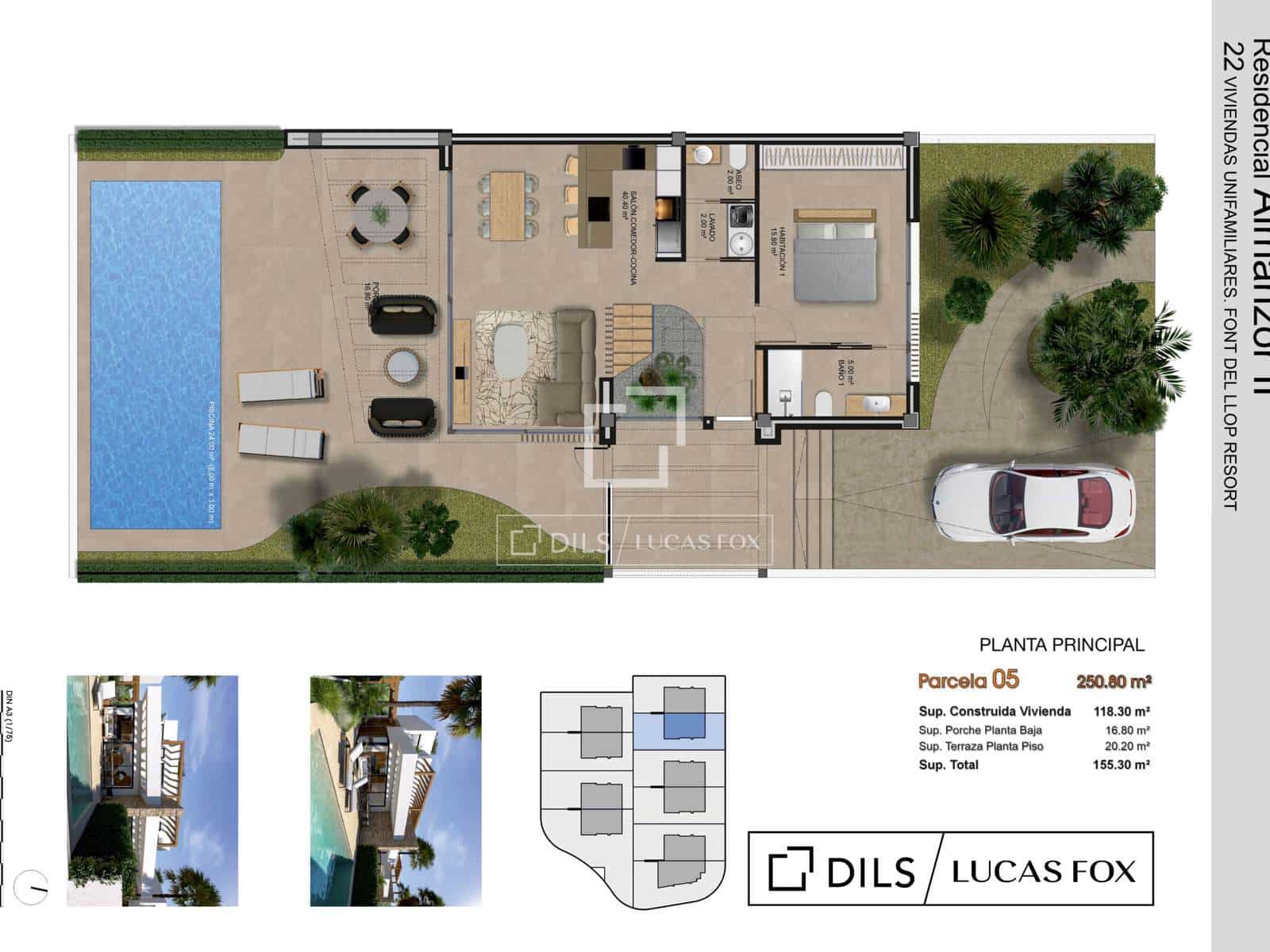 3 soverom Villa til salgs i Monforte del Cid med svømmebasseng garasje - € 489 000 (Ref: 9954612)