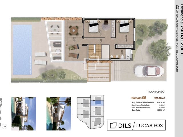 3 chambre Villa/Maison à vendre à Monforte del Cid avec piscine garage - 585 000 € (Ref: 9955426)