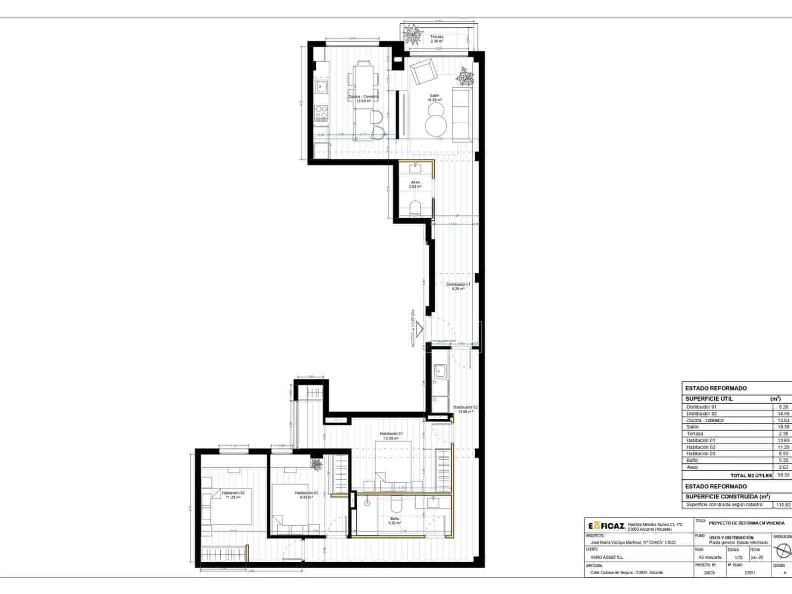 3 chambre Appartement à vendre à Alicante ville - 420 000 € (Ref: 9956192)
