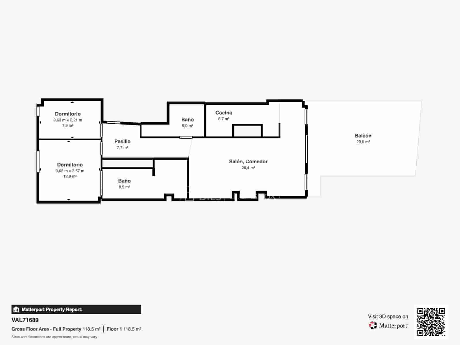 Appartement de 2 chambres à louer à Valence ville - 2 100 € (Ref: 9958876)