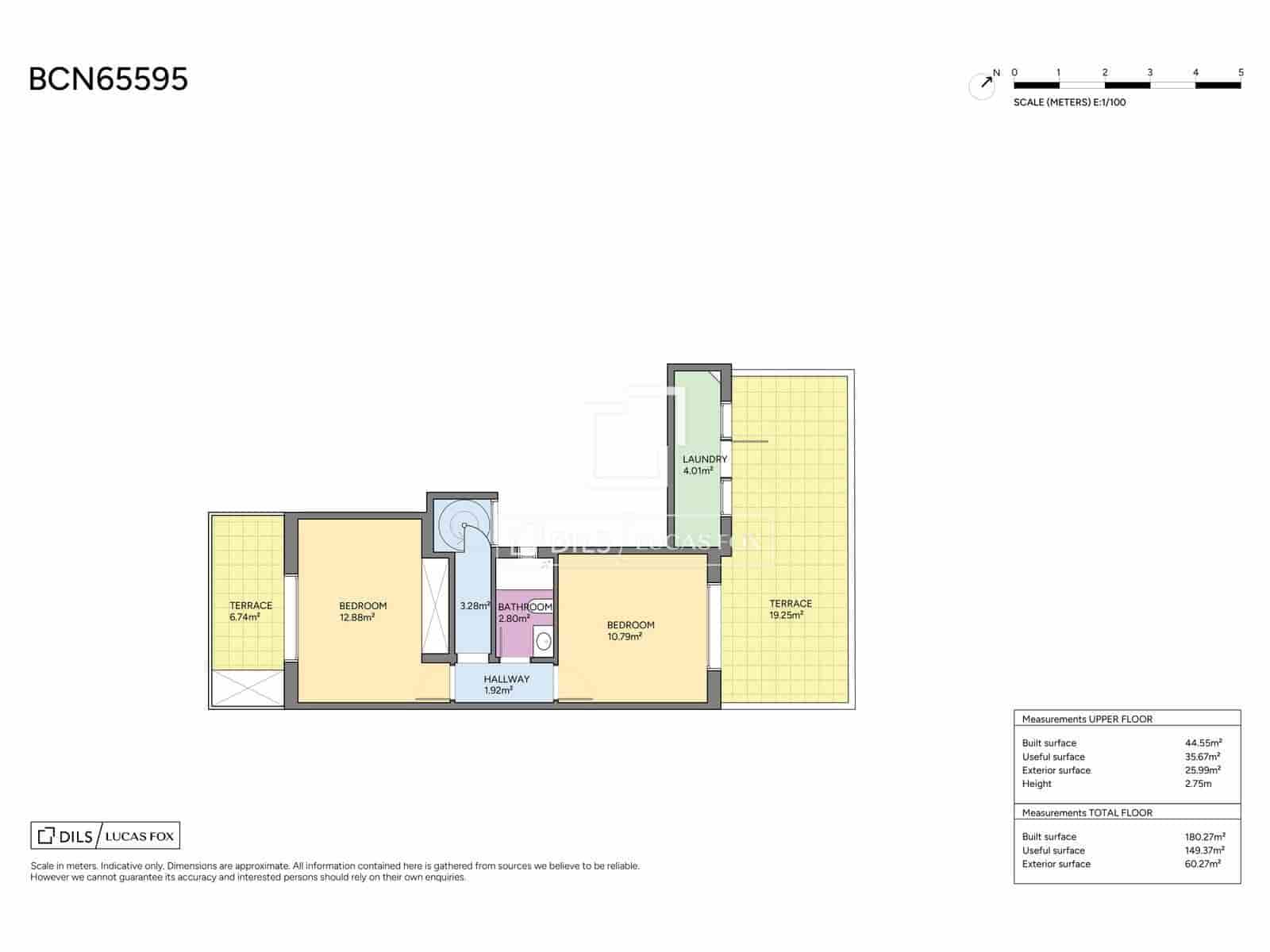 7 slaapkamer Penthouse te koop in Barcelona stad - € 1.350.000 (Ref: 9965667)