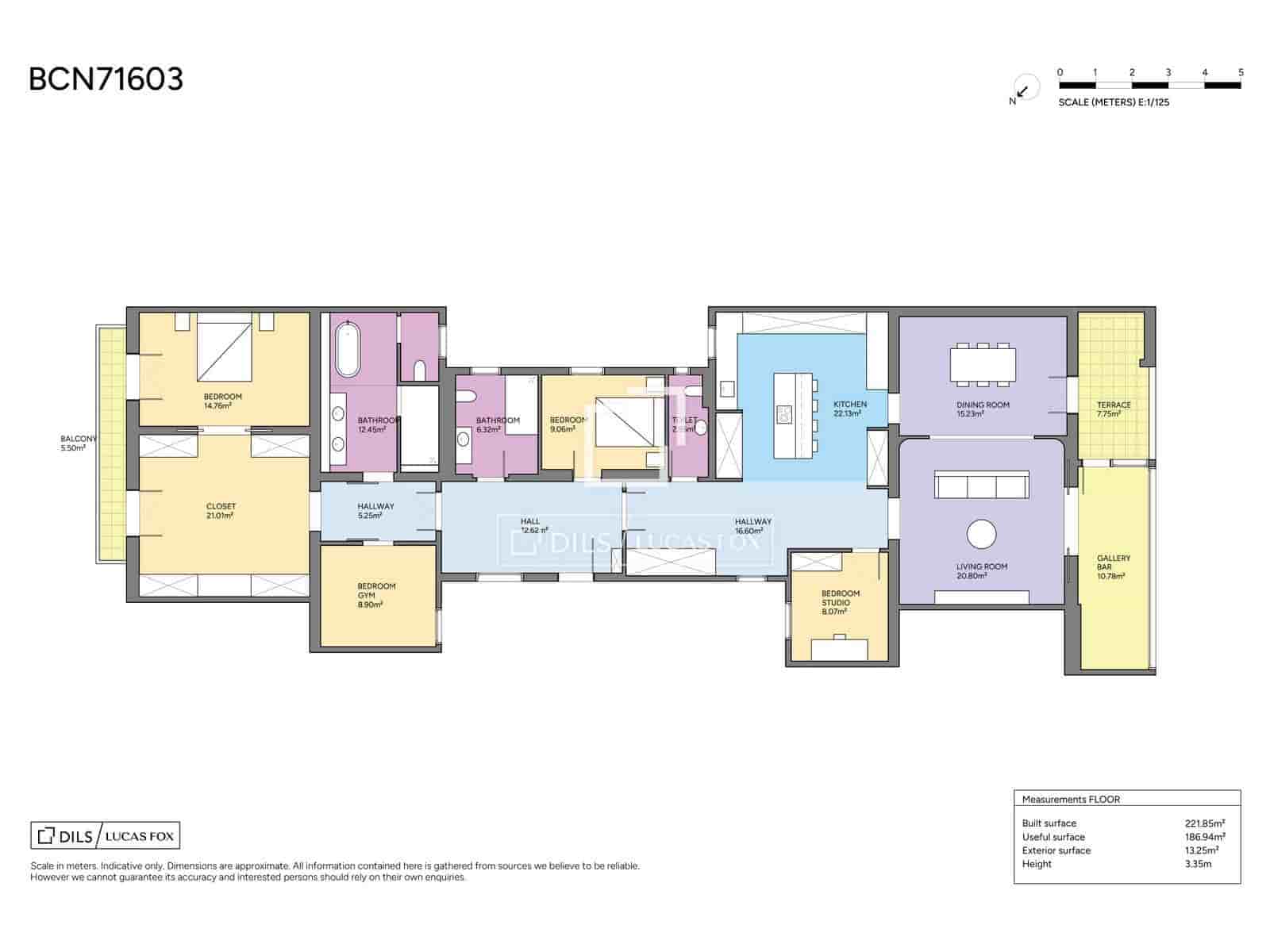 4 soveværelse Lejlighed til salg i Barcelona by med garage - € 2.500.000 (Ref: 9965872)