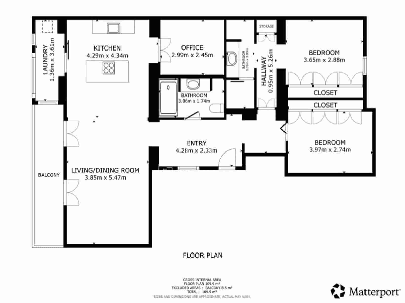 Apartamento de 2 habitaciones en Palma de Mallorca en venta - 1.050.000 € (Ref: 9968658)