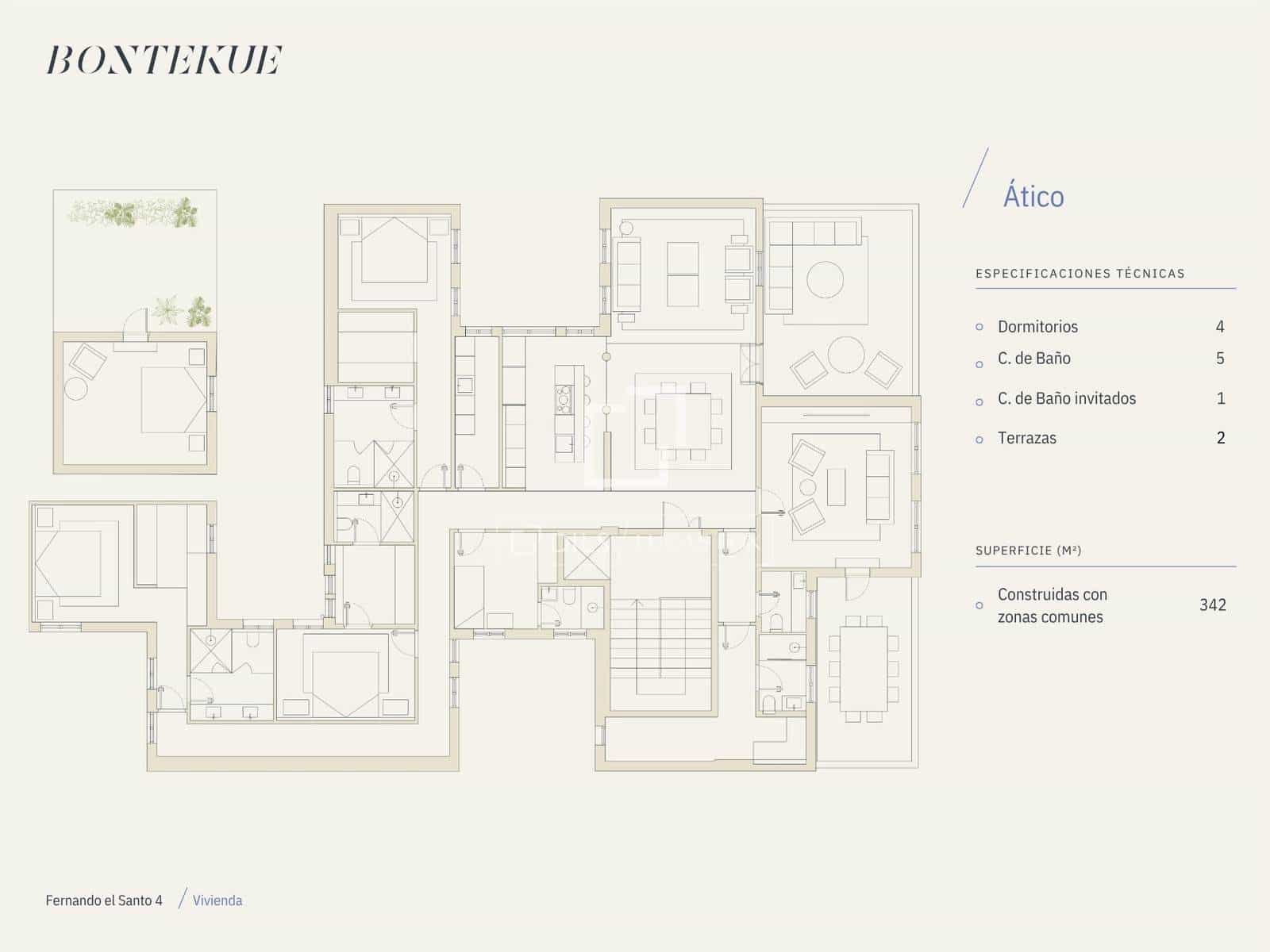 5 soverom Leilighet til salgs i Madrid by - € 7 200 000 (Ref: 9973968)
