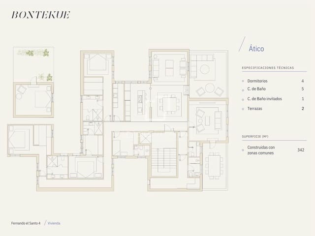 5 soverom Leilighet til salgs i Almagro, Madrid by - € 7 200 000 (Ref: 9973968)