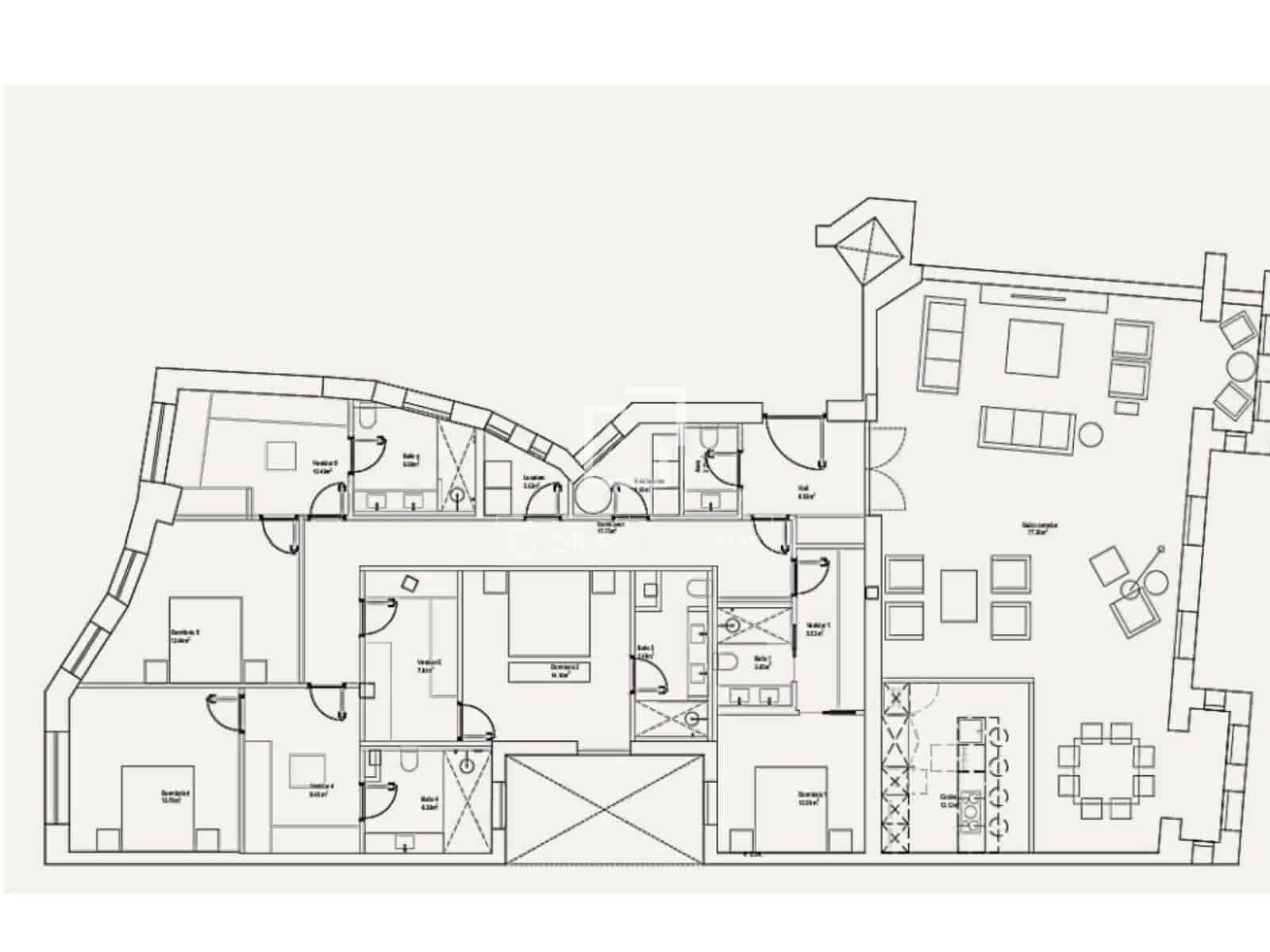 4 soveværelse Lejlighed til salg i Madrid by - € 5.400.000 (Ref: 9973969)