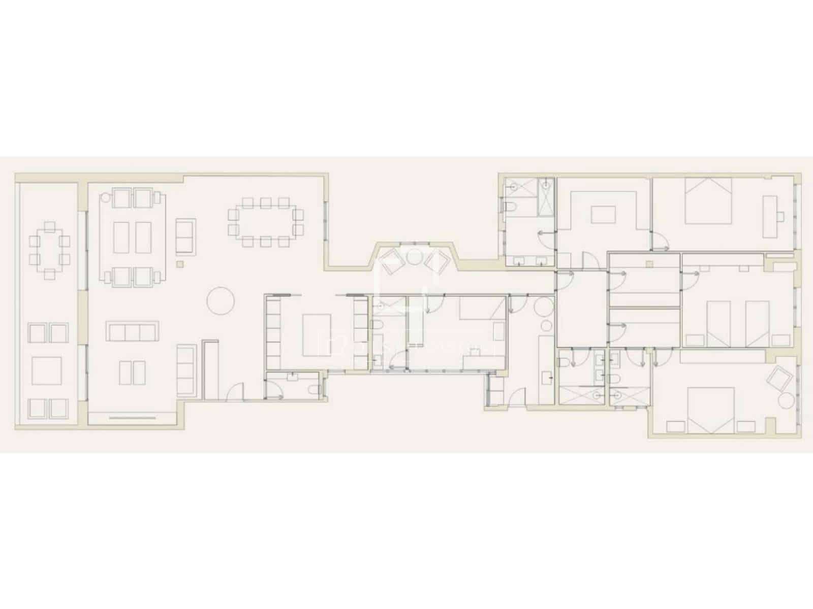 4 soveværelse Lejlighed til salg i Madrid by - € 6.200.000 (Ref: 9974370)
