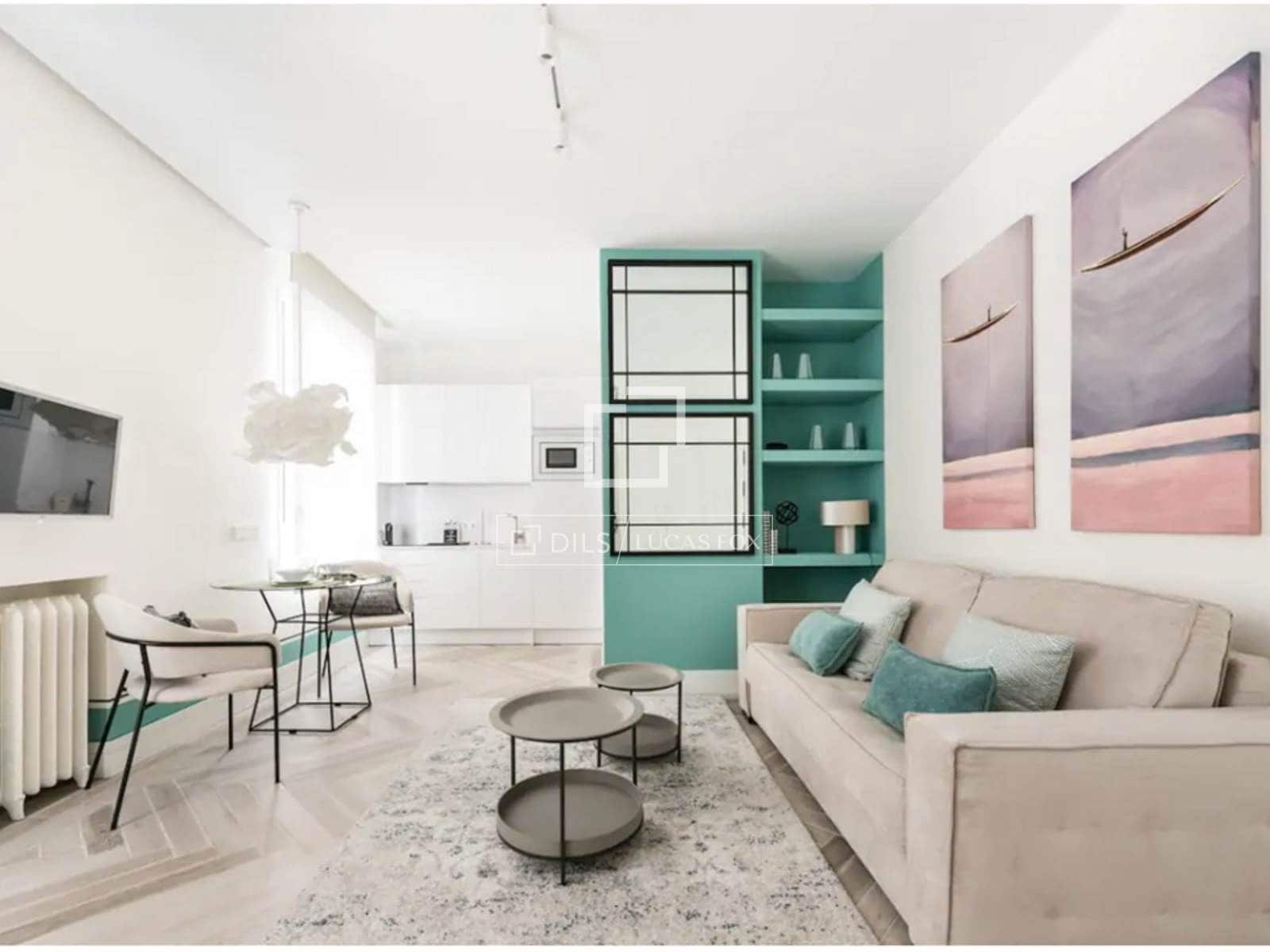 1 slaapkamer Appartement te huur in Madrid stad - € 1.350 (Ref: 9975805)
