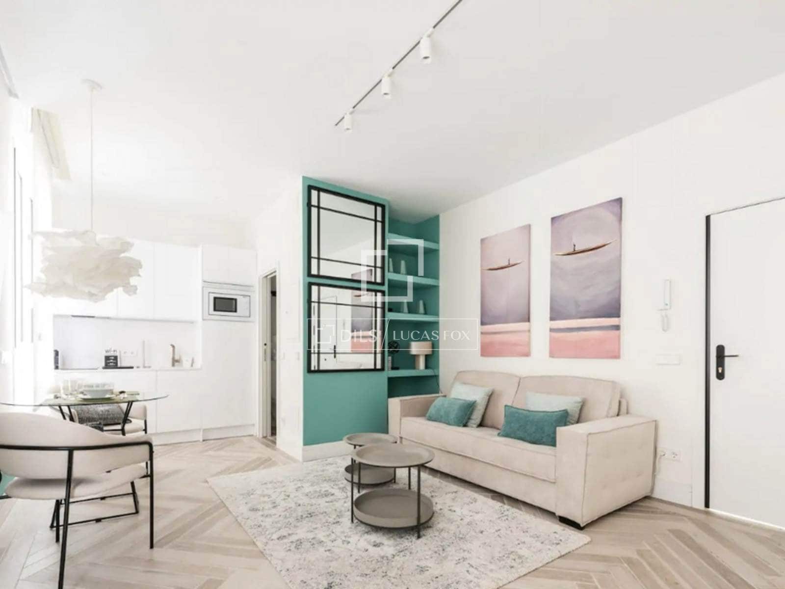 1 slaapkamer Appartement te huur in Madrid stad - € 1.350 (Ref: 9975805)