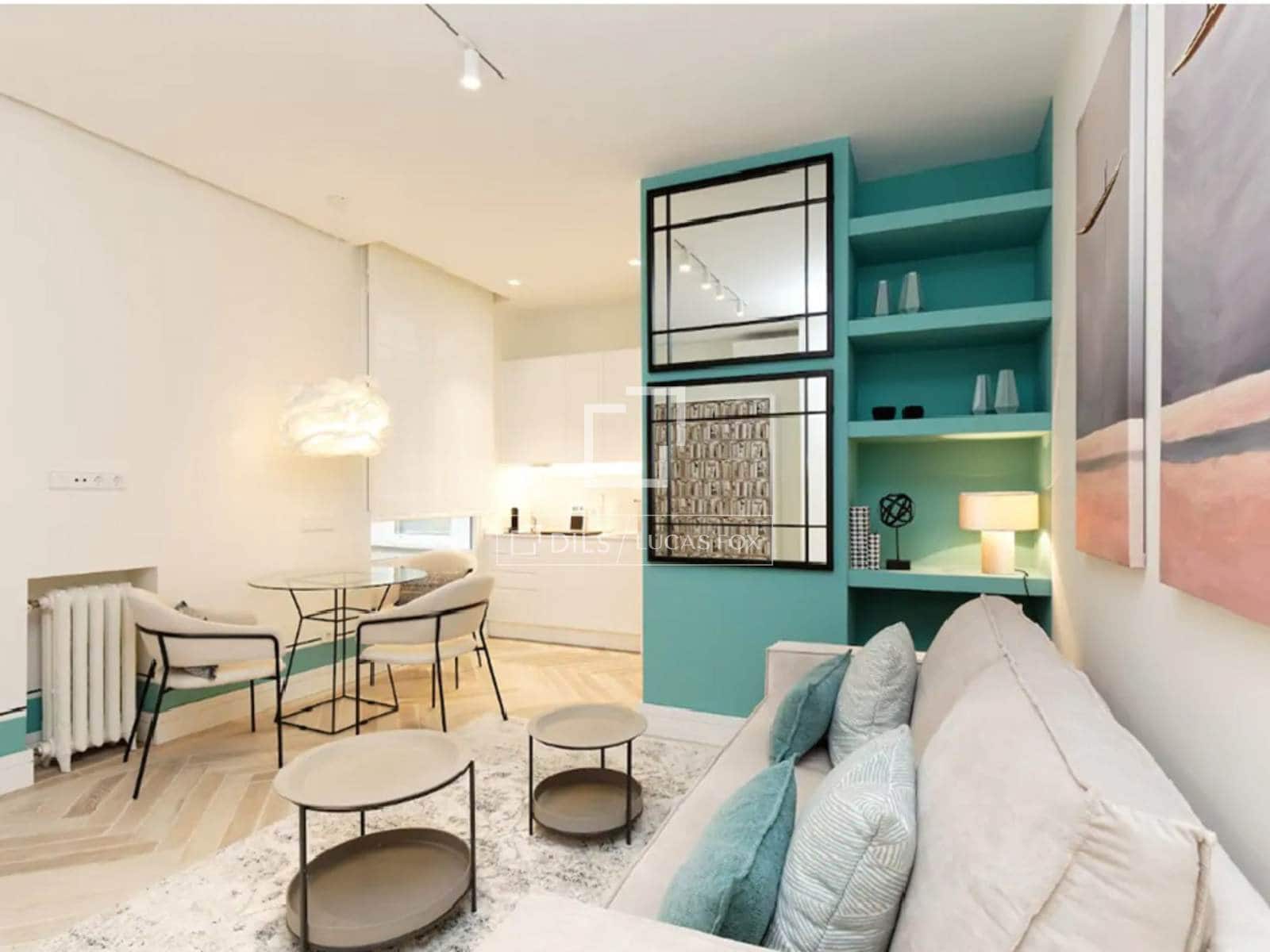 1 slaapkamer Appartement te huur in Madrid stad - € 1.350 (Ref: 9975805)