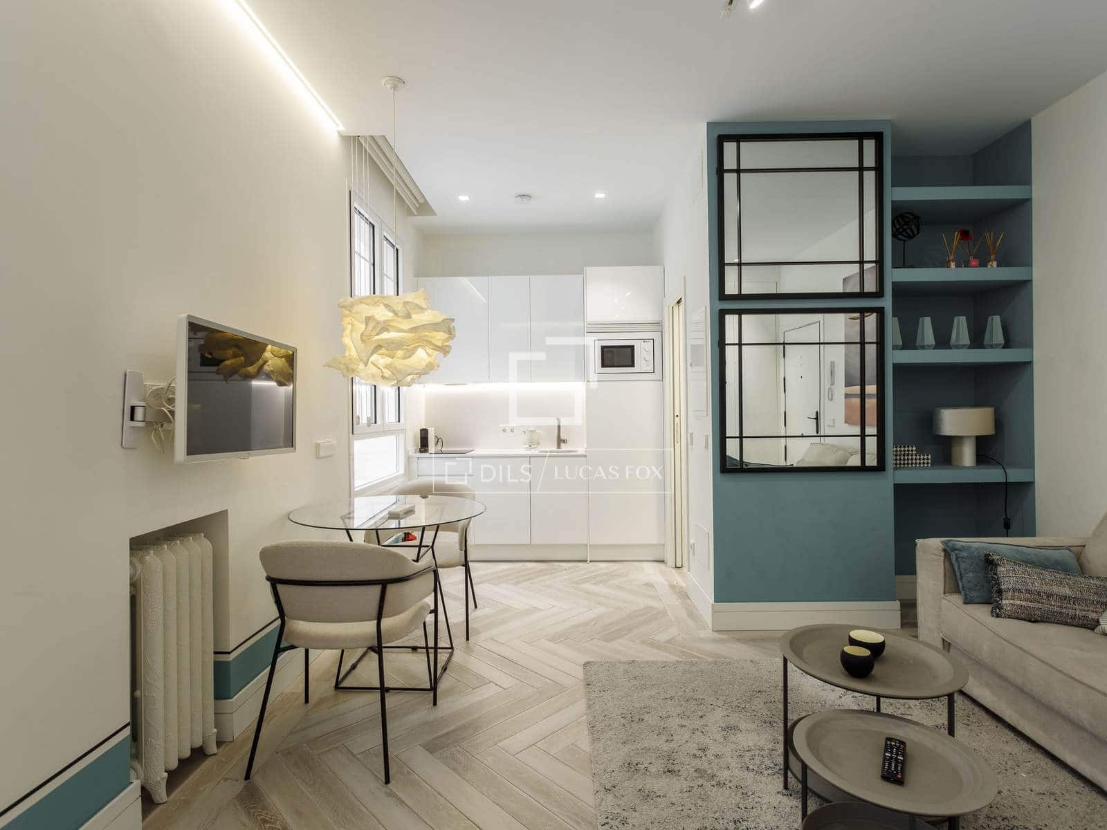 1 slaapkamer Appartement te huur in Madrid stad - € 1.350 (Ref: 9975805)