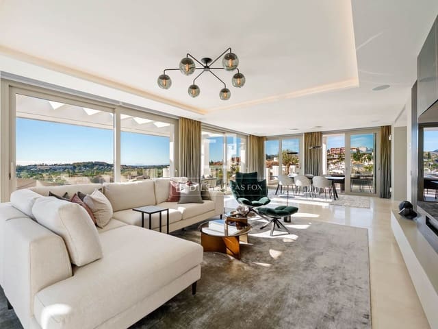 3 soverom Penthouse til salgs i Marbella med svømmebasseng garasje - € 2 895 000 (Ref: 9975903)