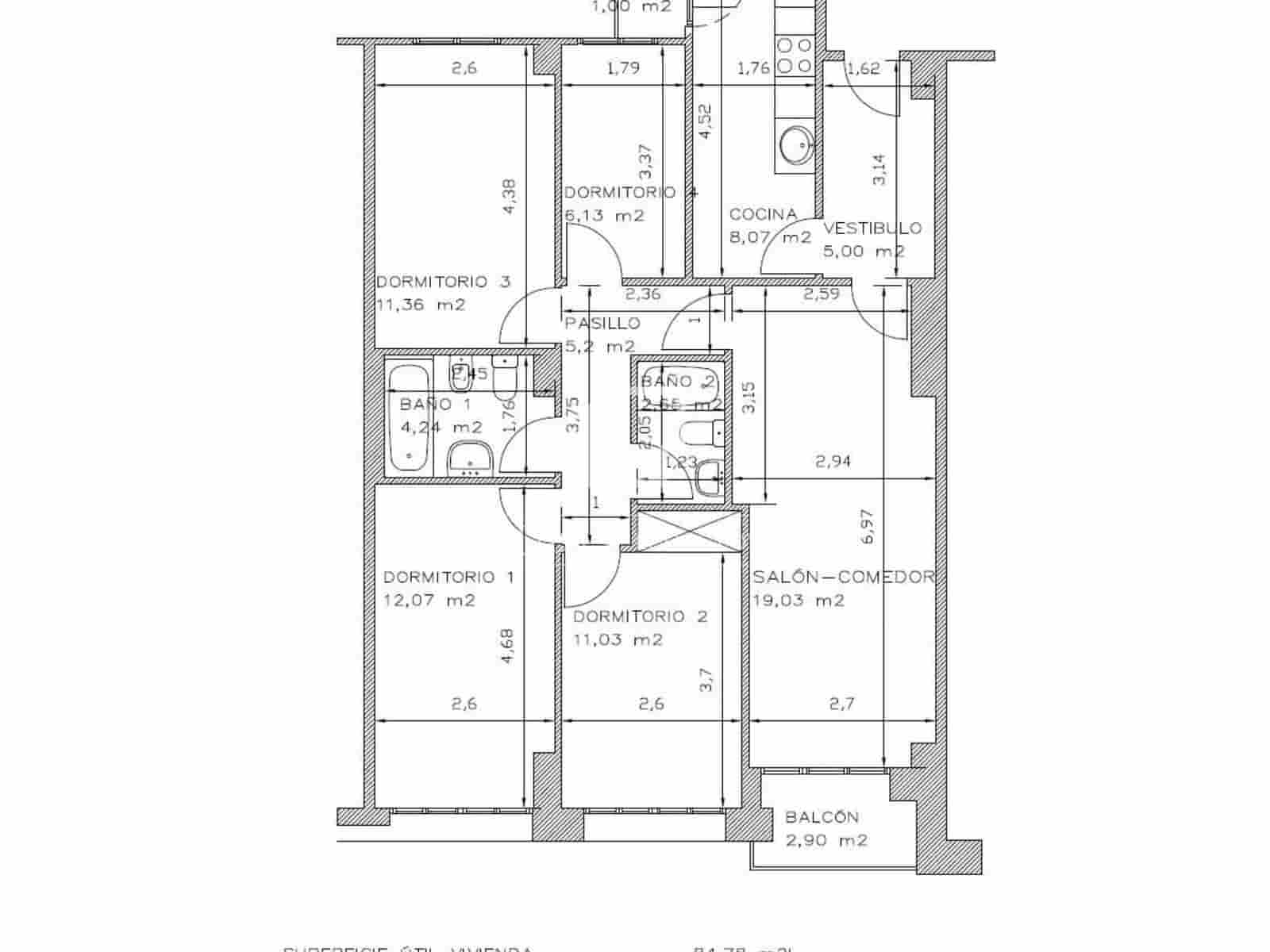 3 soveværelse Lejlighed til salg i Donostia-San Sebastian - € 540.000 (Ref: 9976396)