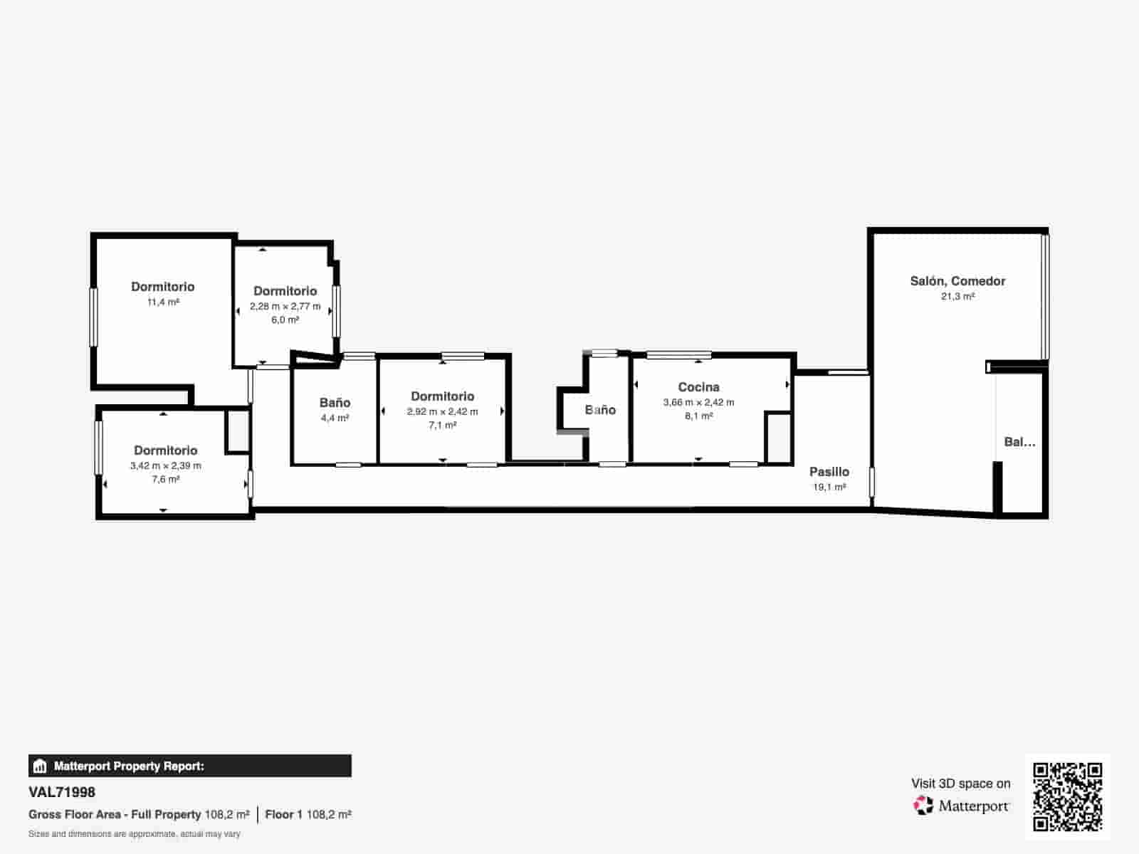 4 bedroom Apartment for sale in Valencia city with garage - € 380,000 (Ref: 9976523)