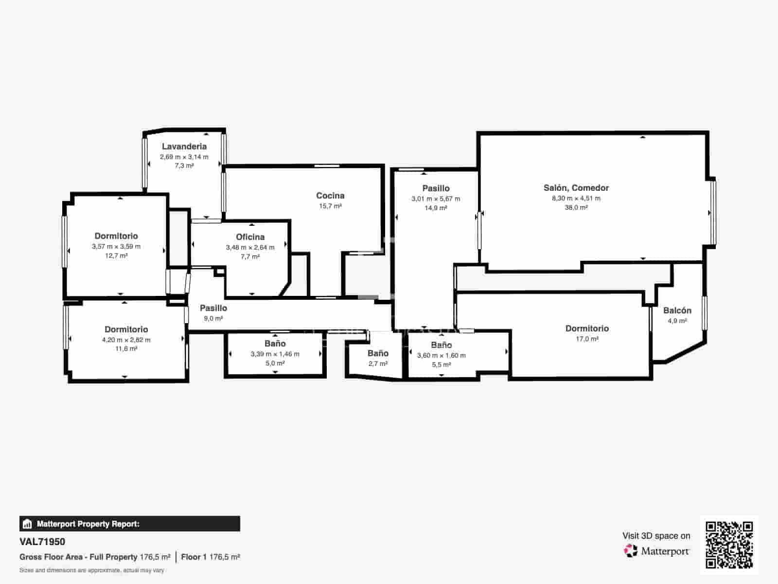 4 soveværelse Lejlighed til salg i Valencia by med garage - € 990.000 (Ref: 9977696)