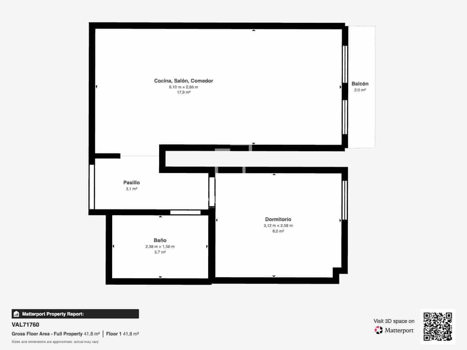 1 Zimmer Apartment zu vermieten in Valencia Stadt mit Garage - 1.800 € (Ref: 9977697)