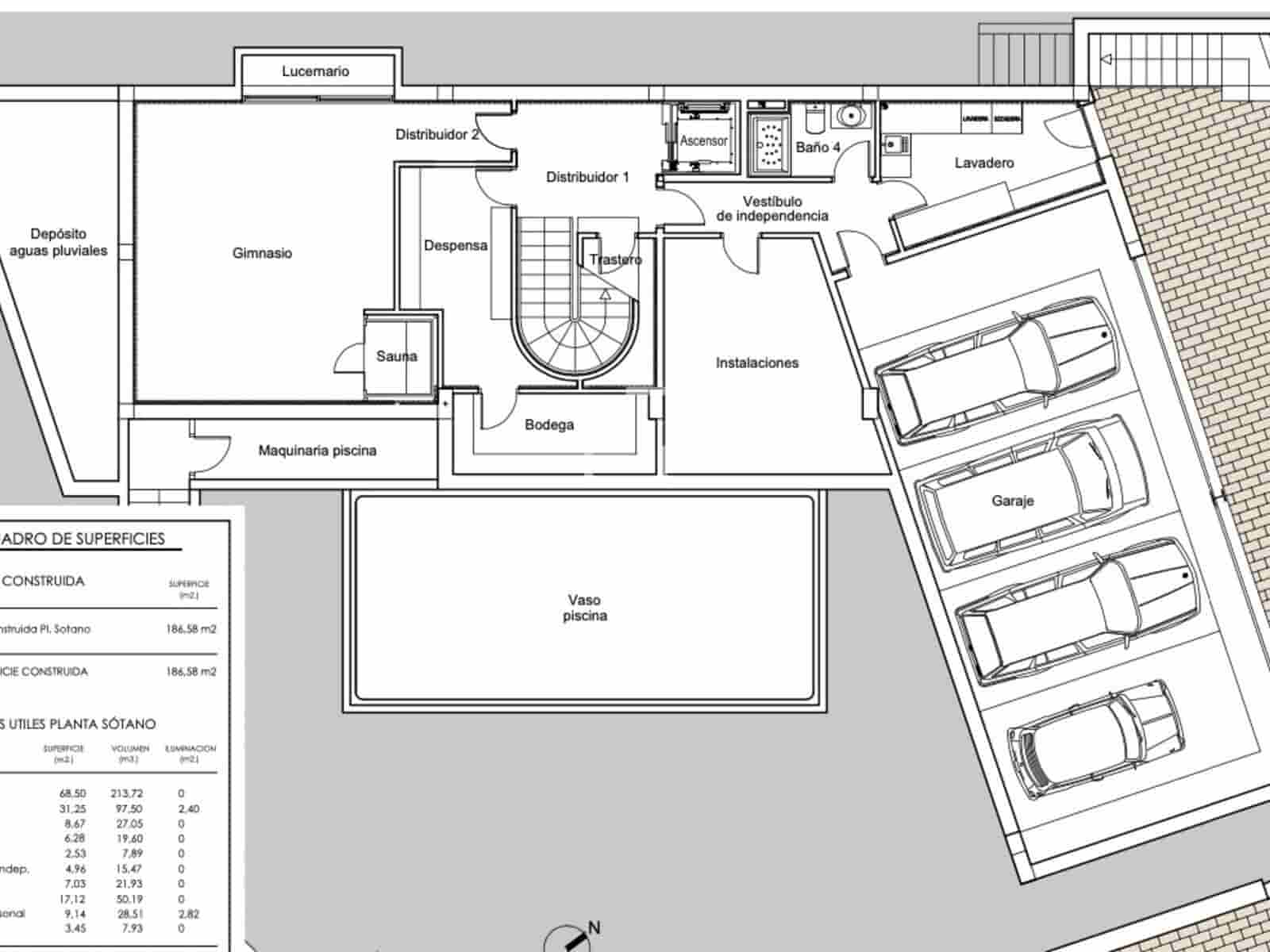 5 makuuhuone Huvila myytävänä paikassa Bellaterra mukana uima-altaan 
autotalli - 760 000 € (Ref: 9977952)