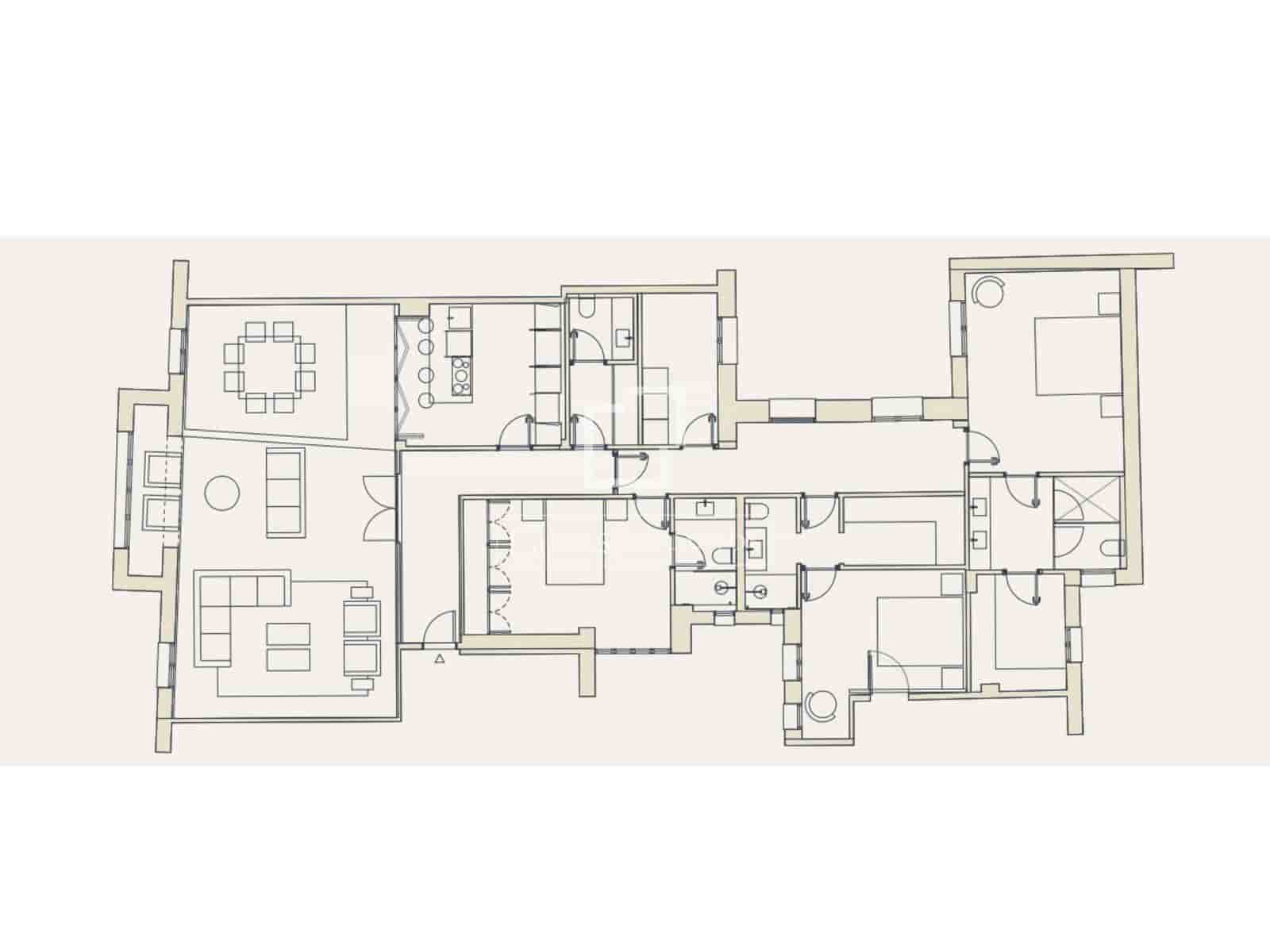 4 soveværelse Lejlighed til salg i Madrid by - € 3.700.000 (Ref: 9981334)