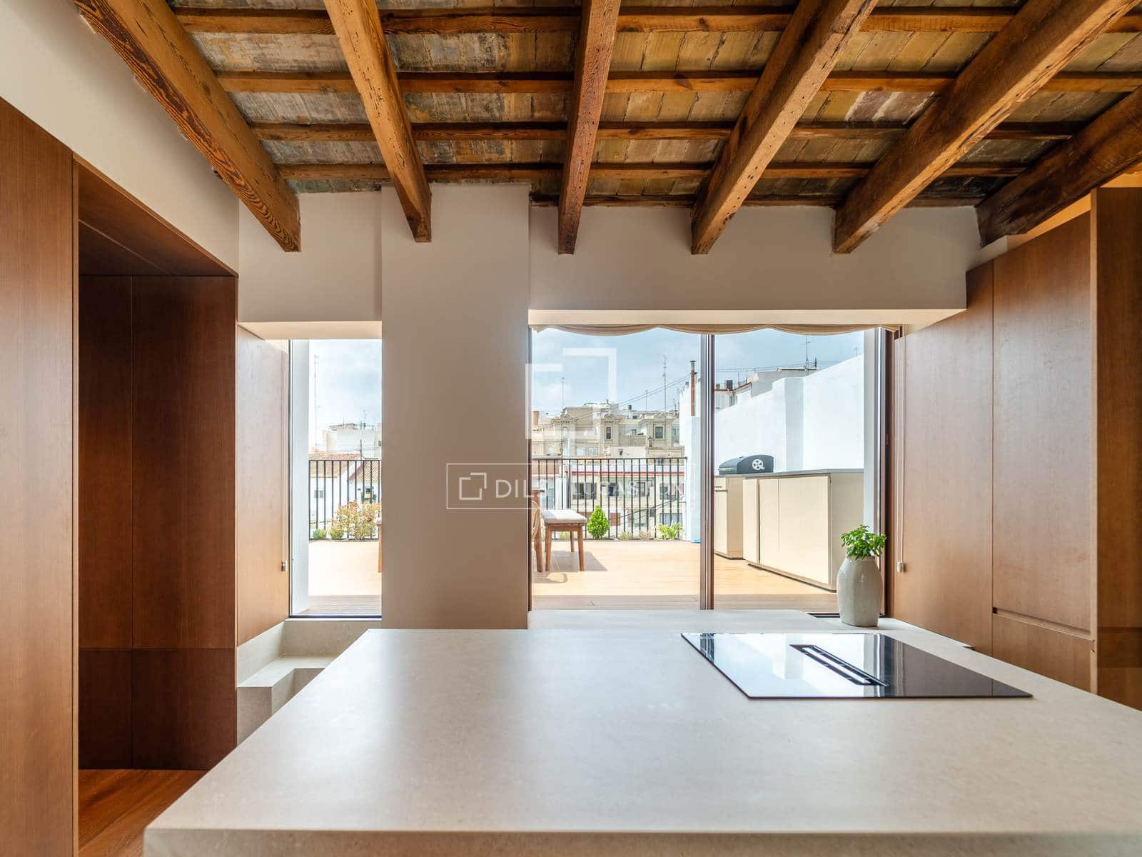 1 Zimmer Penthouse zu vermieten in Valencia Stadt - 2.500 € (Ref: 9983879)