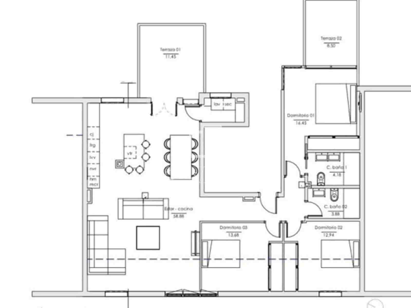 3 slaapkamer Penthouse te koop in Madrid stad - € 1.090.000 (Ref: 9983882)