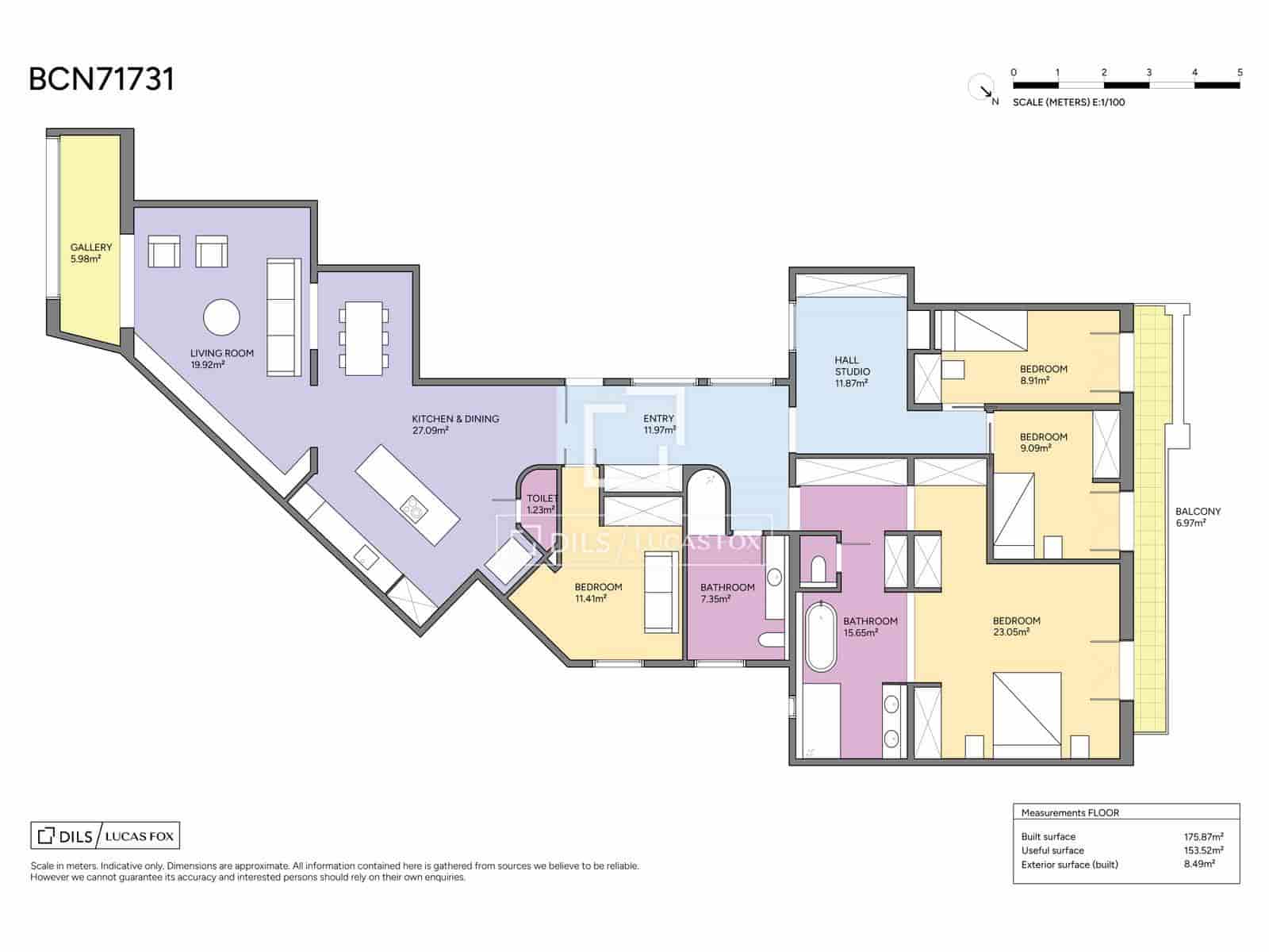 4 sypialnia Apartament na sprzedaż w Miasto Barcelona z garażem - 1 650 000 € (Ref: 9985303)