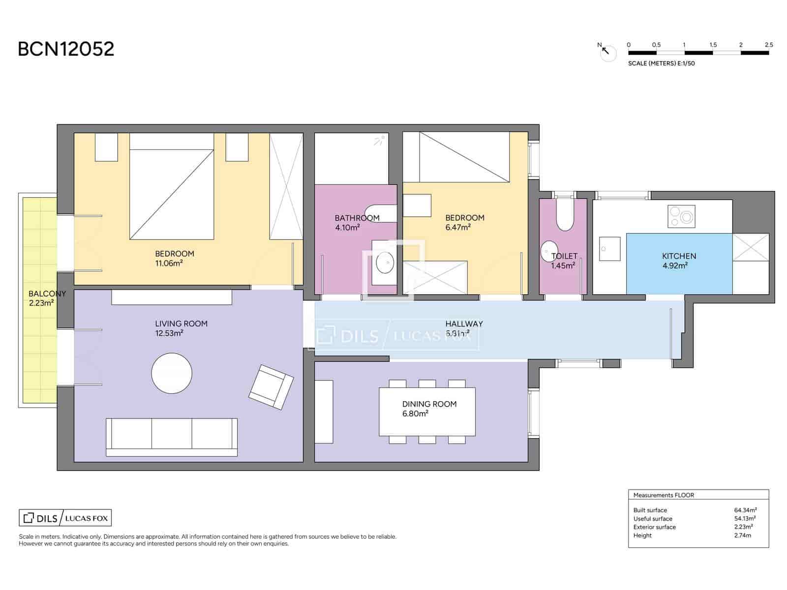 2 soverom Leilighet til salgs i Barcelona by - € 485 000 (Ref: 9987139)