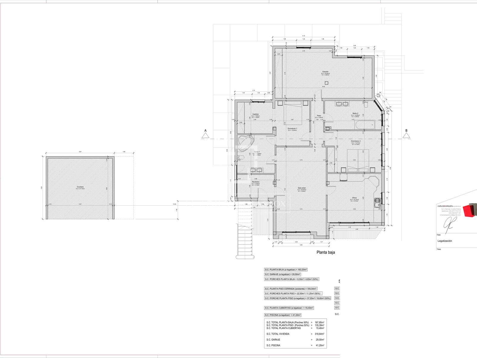 5 quarto Moradia para venda em Esporles com piscina garagem - 1 600 000 € (Ref: 9987140)