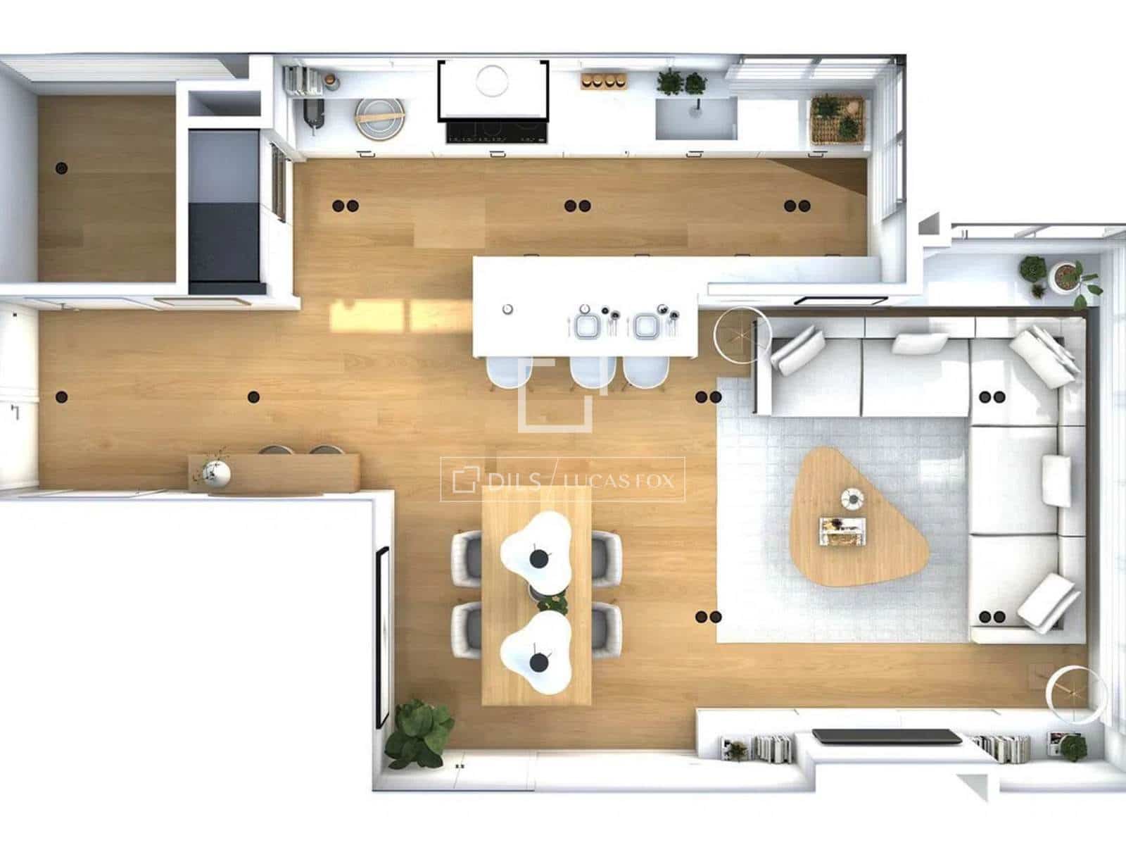 3 quarto Apartamento para venda em Madrid cidade com piscina garagem - 1 290 000 € (Ref: 9990892)