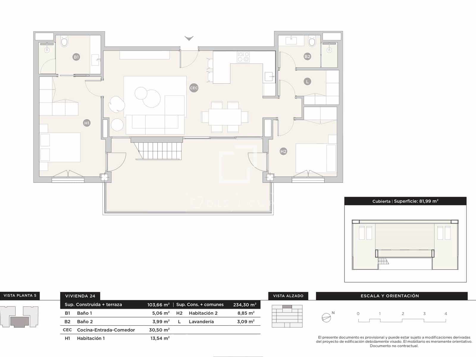 2 Zimmer Penthouse zu verkaufen in Palma de Mallorca mit Pool Garage - 2.399.000 € (Ref: 9993629)