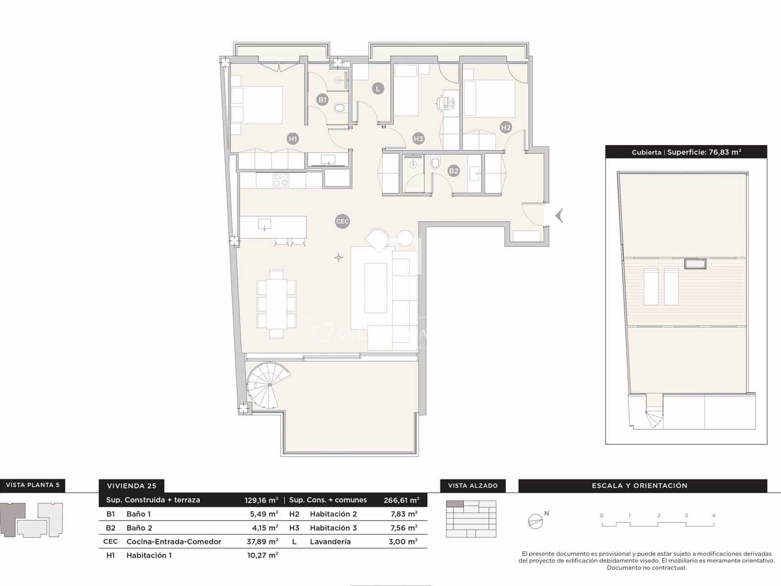 3 soverom Penthouse til salgs i Palma de Mallorca med svømmebasseng garasje - € 2 599 000 (Ref: 9993631)