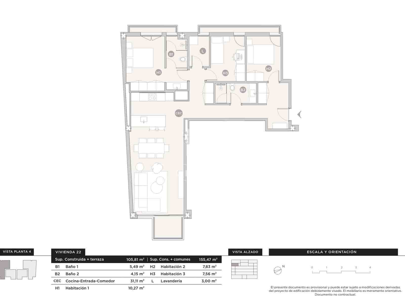 Apartamento de 3 habitaciones en Palma de Mallorca en venta con piscina garaje - 1.399.000 € (Ref: 9993632)