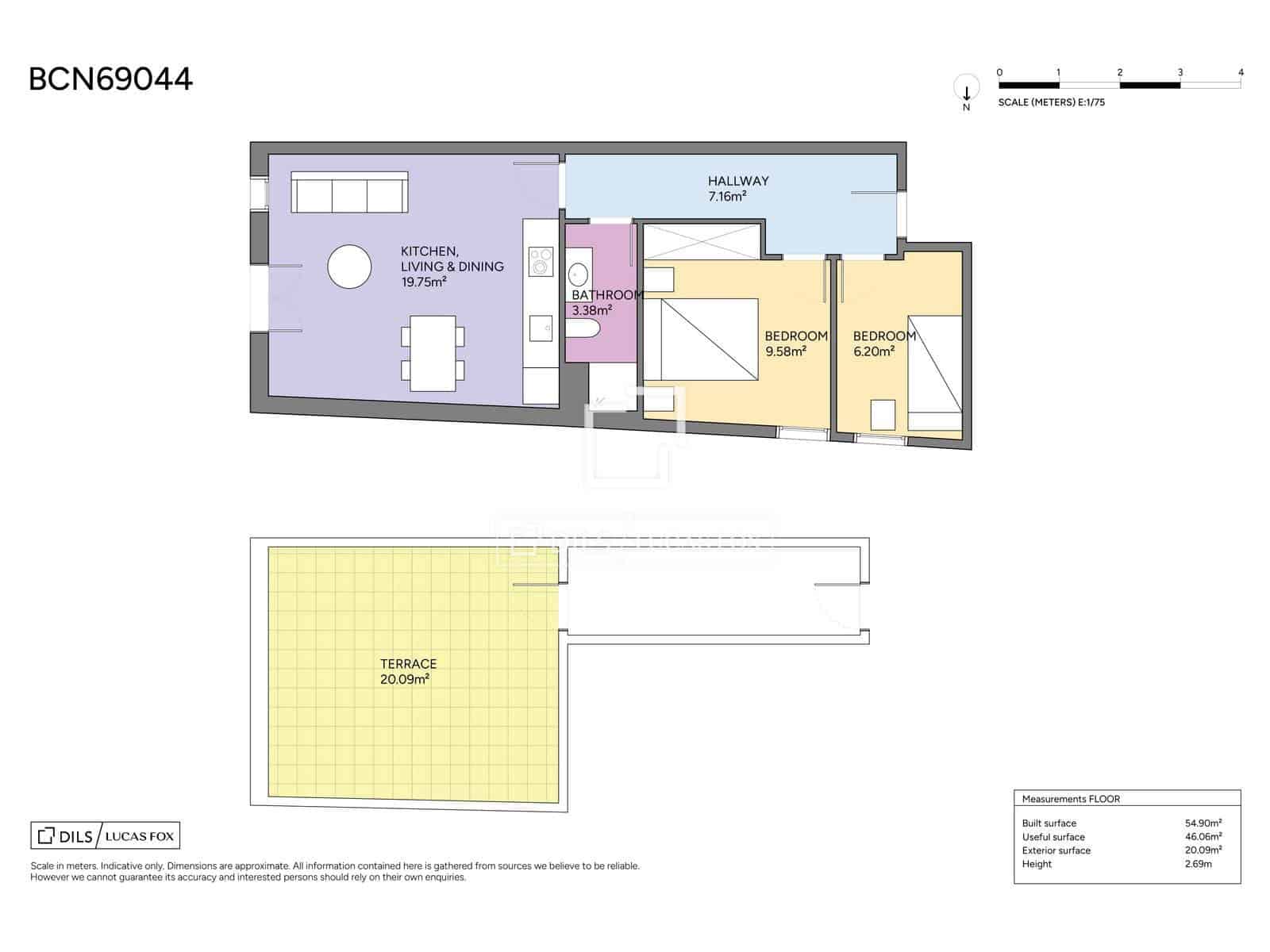 2 soverom Leilighet til salgs i Barcelona by - € 420 000 (Ref: 9995912)