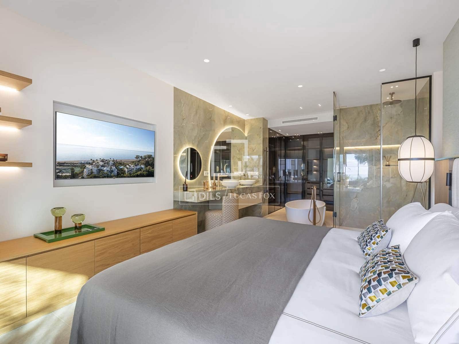 3 sovrum Lägenhet till salu i New Golden Mile med pool garage - 1 895 000 € (Ref: 9997700)