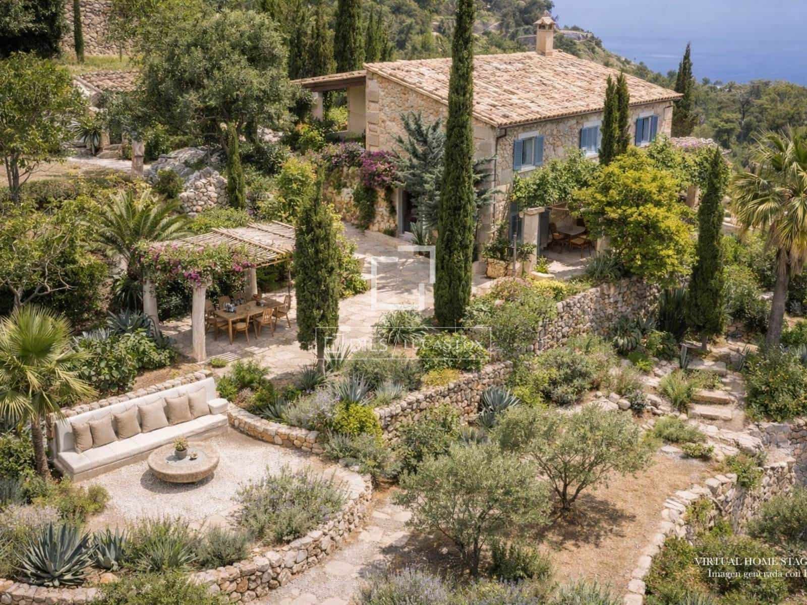 4 chambre Finca/Maison de Campagne à vendre à Banyalbufar avec piscine - 1 690 000 € (Ref: 9997757)