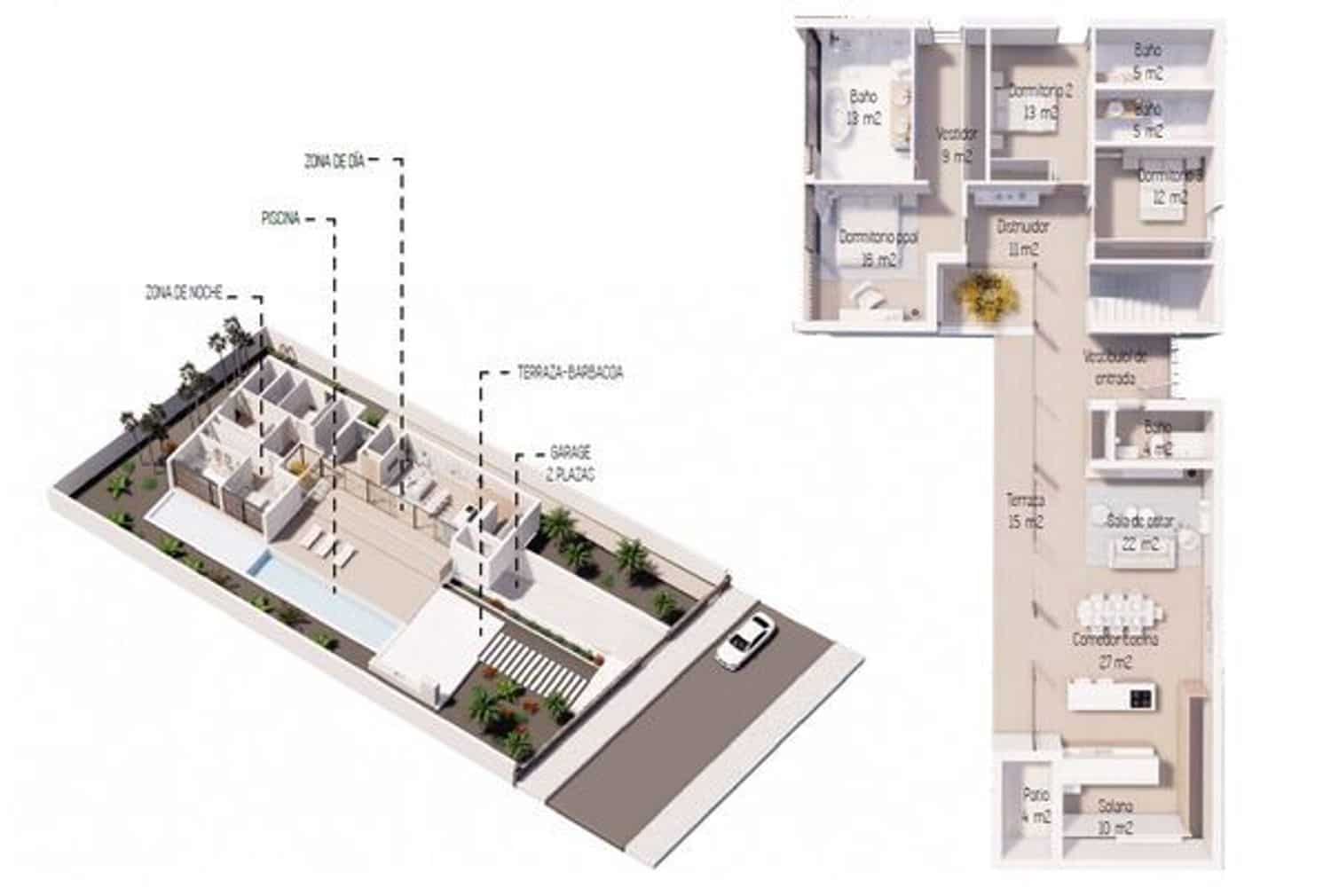 Grunde uden byggetilladelser til salg i Puerto Calero - € 400.000 (Ref: 8569394)