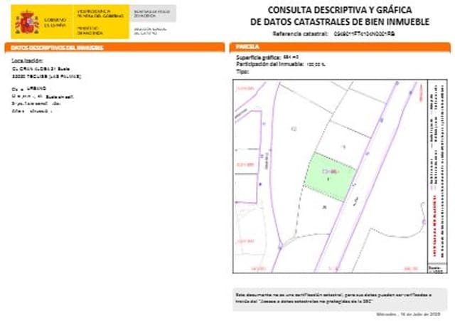 Grunde uden byggetilladelser til salg i Teguise - € 98.000 (Ref: 9127940)