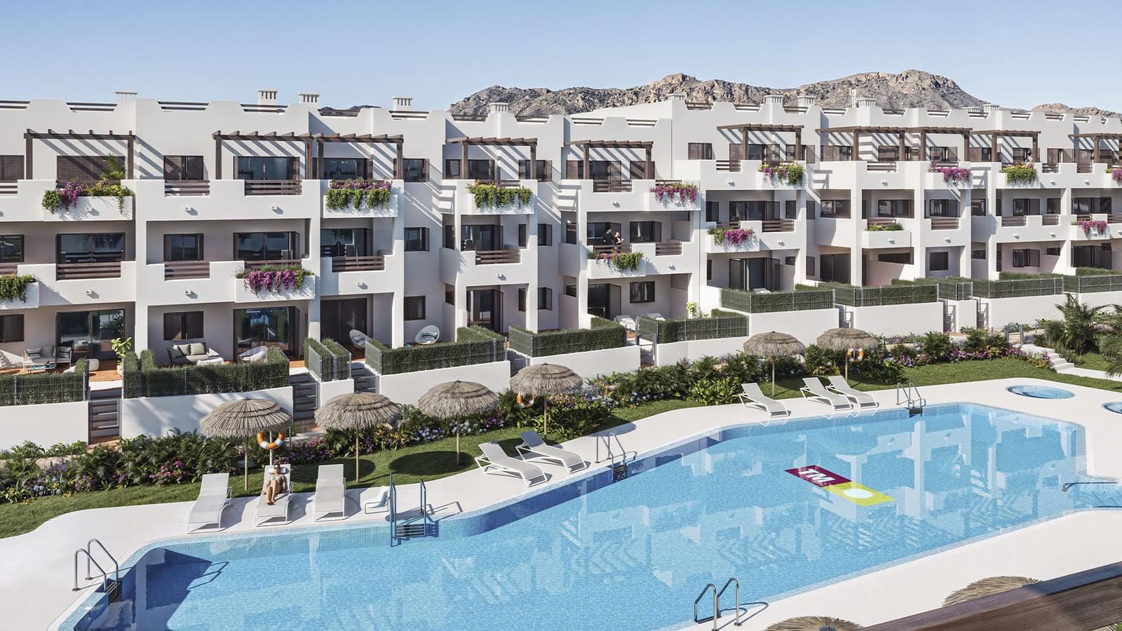 2 Zimmer Bungalow zu verkaufen in San Juan de los Terreros mit Pool - 217.000 € (Ref: 10027414)
