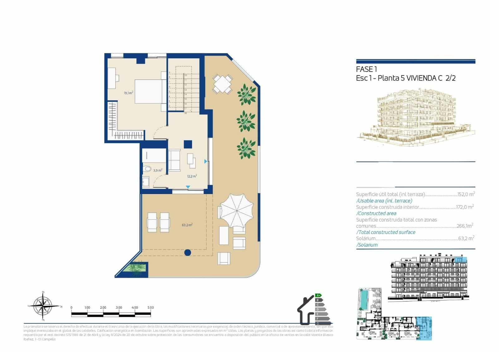 4 soverom Penthouse til salgs i La Villajoyosa / Vila Joiosa med svømmebasseng - € 1 100 000 (Ref: 10070846)