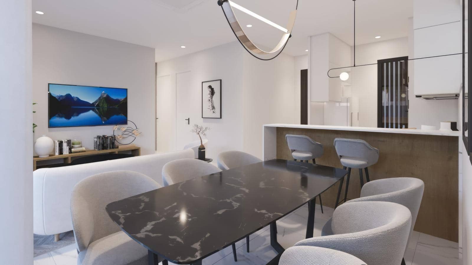 3 soverom Leilighet til salgs i El Mojon med svømmebasseng garasje - € 409 000 (Ref: 9104737)