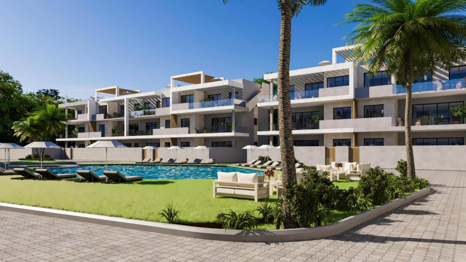 3 soverom Leilighet til salgs i El Mojon med svømmebasseng garasje - € 409 000 (Ref: 9104737)