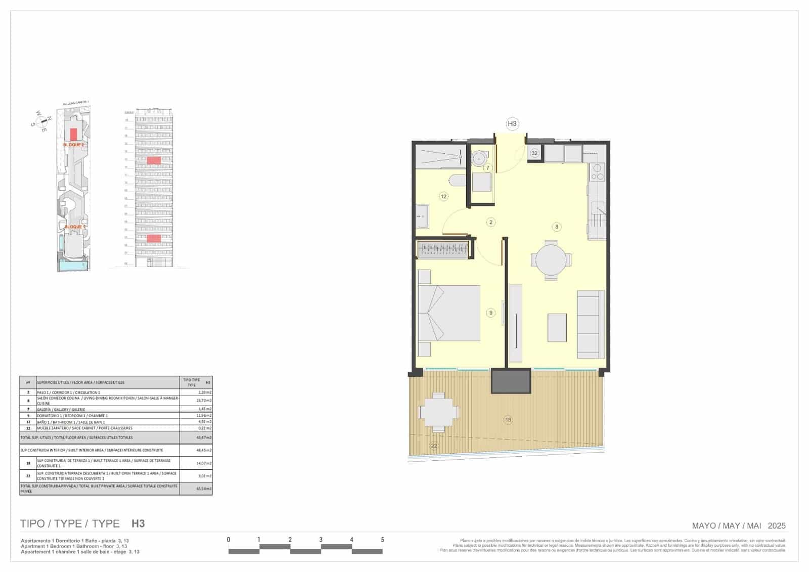 1 slaapkamer Appartement te koop in Calpe / Calp met zwembad garage - € 380.000 (Ref: 9104740)
