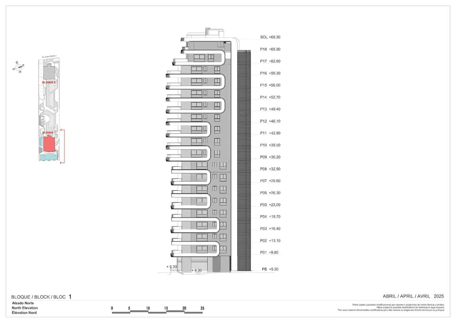 3 soveværelse Lejlighed til salg i Calpe / Calp med swimmingpool garage - € 1.014.000 (Ref: 9104742)
