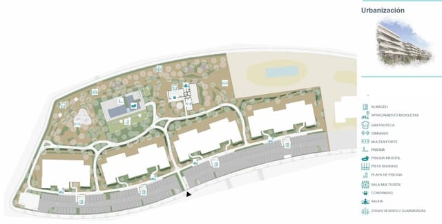 2 sovrum Lägenhet till salu i Dénia med pool garage - 338 000 € (Ref: 9104744)