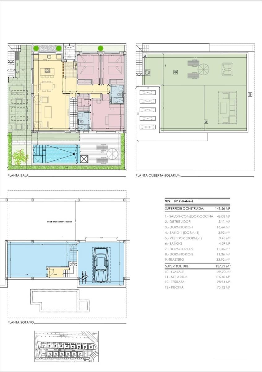 3 quarto Moradia para venda em Torrevieja com piscina garagem - 555 000 € (Ref: 9106605)