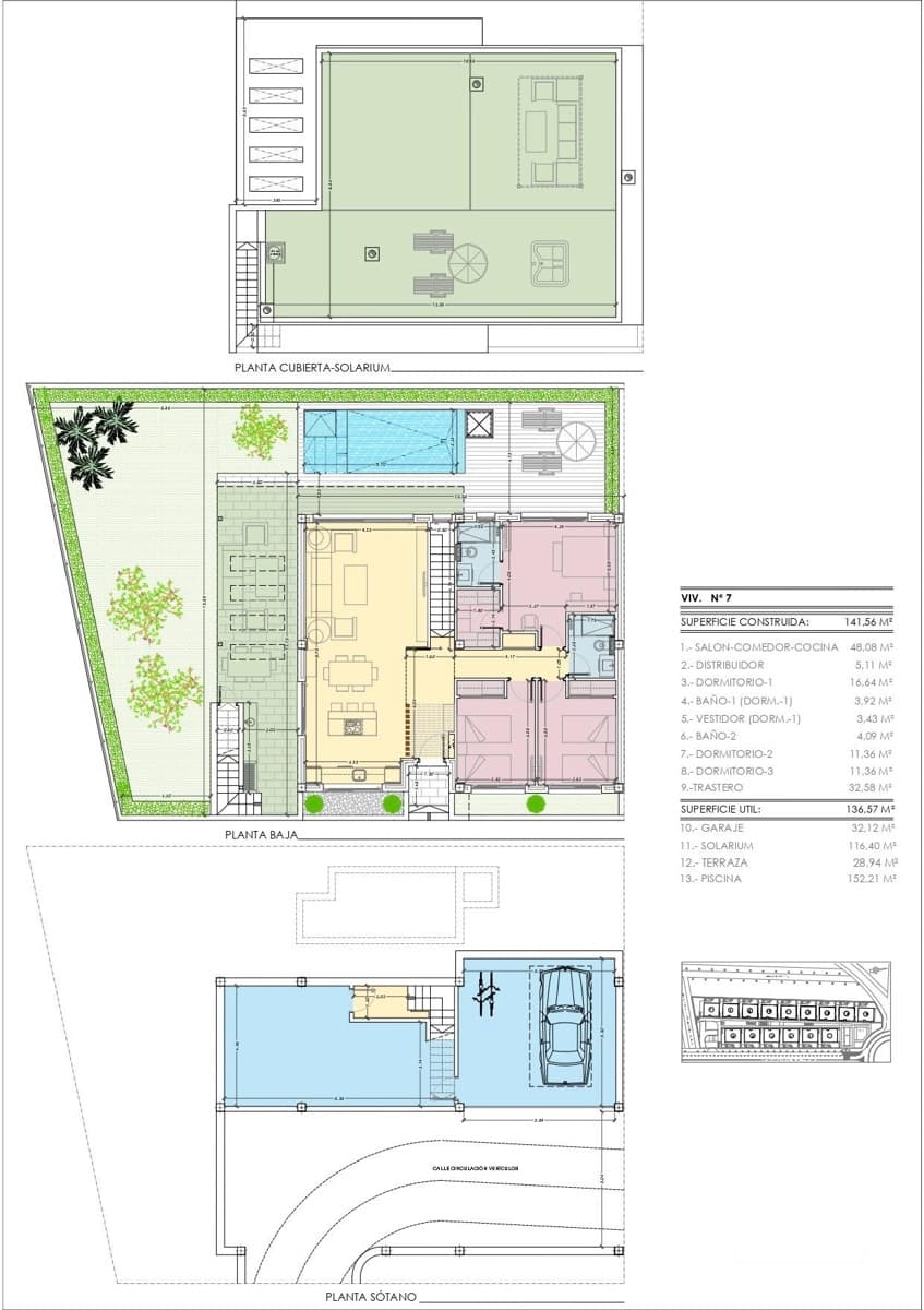 3 quarto Moradia para venda em Torrevieja com piscina garagem - 555 000 € (Ref: 9106605)