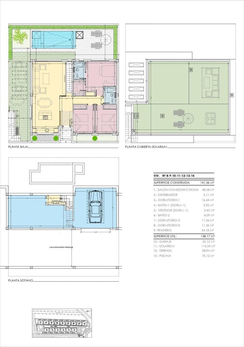 3 quarto Moradia para venda em Torrevieja com piscina garagem - 555 000 € (Ref: 9106605)