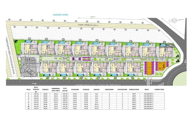 3 slaapkamer Villa te koop in Parque Acuático - Sector 25, Torrevieja met zwembad garage - € 555.000 (Ref: 9106605)