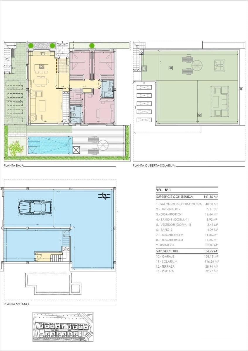 3 soveværelse Villa til salg i Torrevieja med swimmingpool garage - € 595.000 (Ref: 9106605)