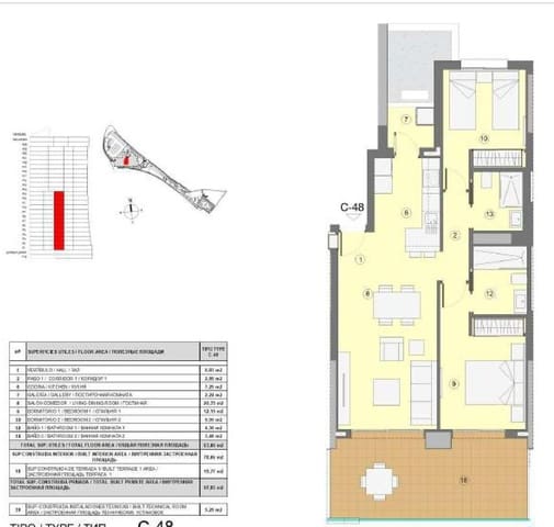 2 bedroom Apartment for sale in Via Parque, Benidorm with pool garage - € 405,000 (Ref: 9106607)