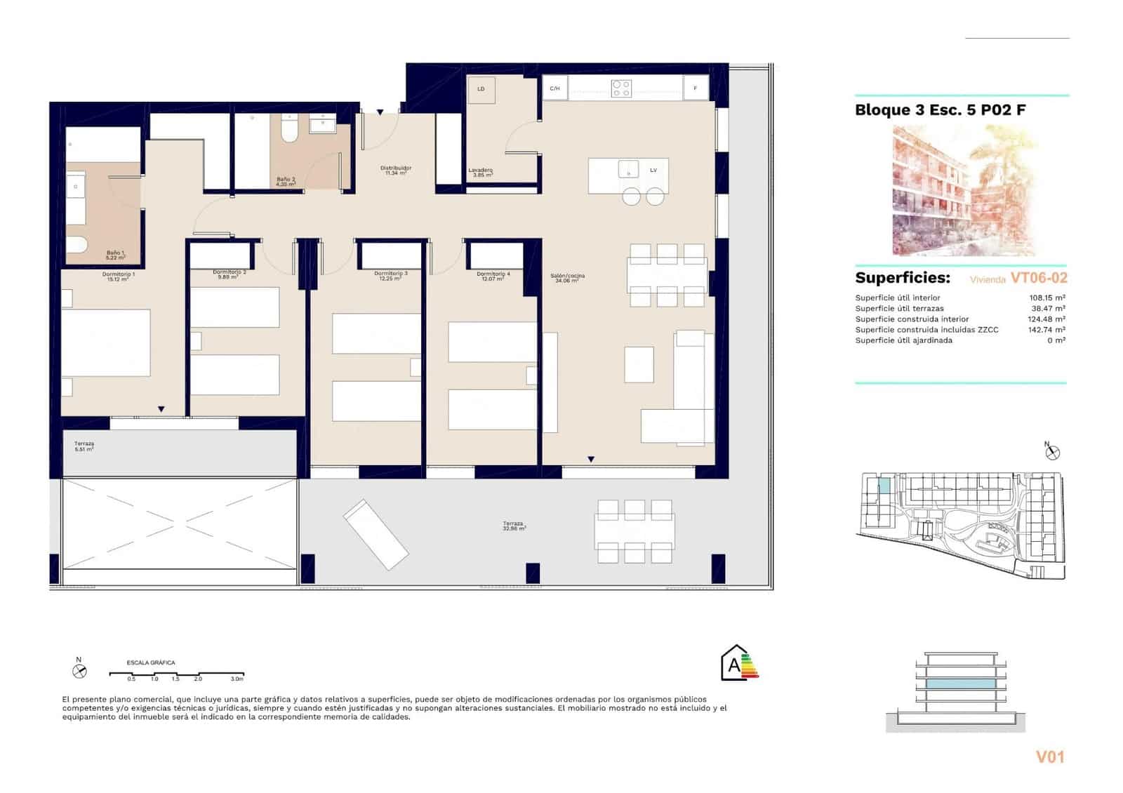 4 soveværelse Lejlighed til salg i Denia med swimmingpool garage - € 596.500 (Ref: 9107638)